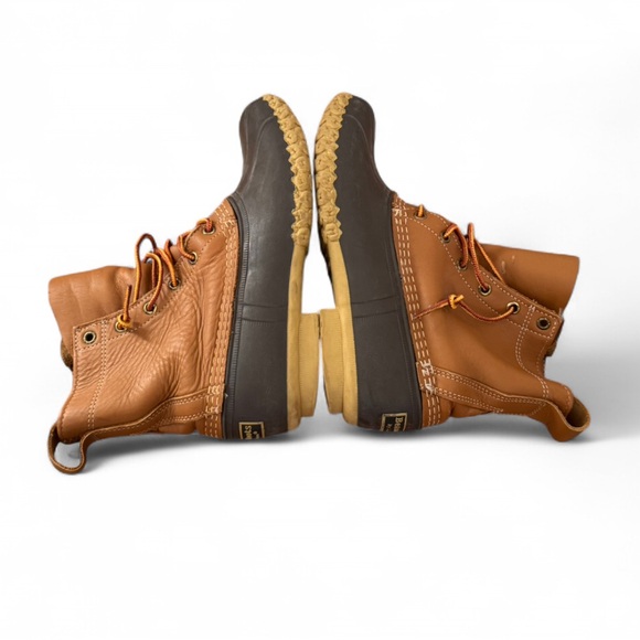 L.L. Bean - Bean Boots - Brown Leather Winter Boots (Size 8) - Picture 3 of 7